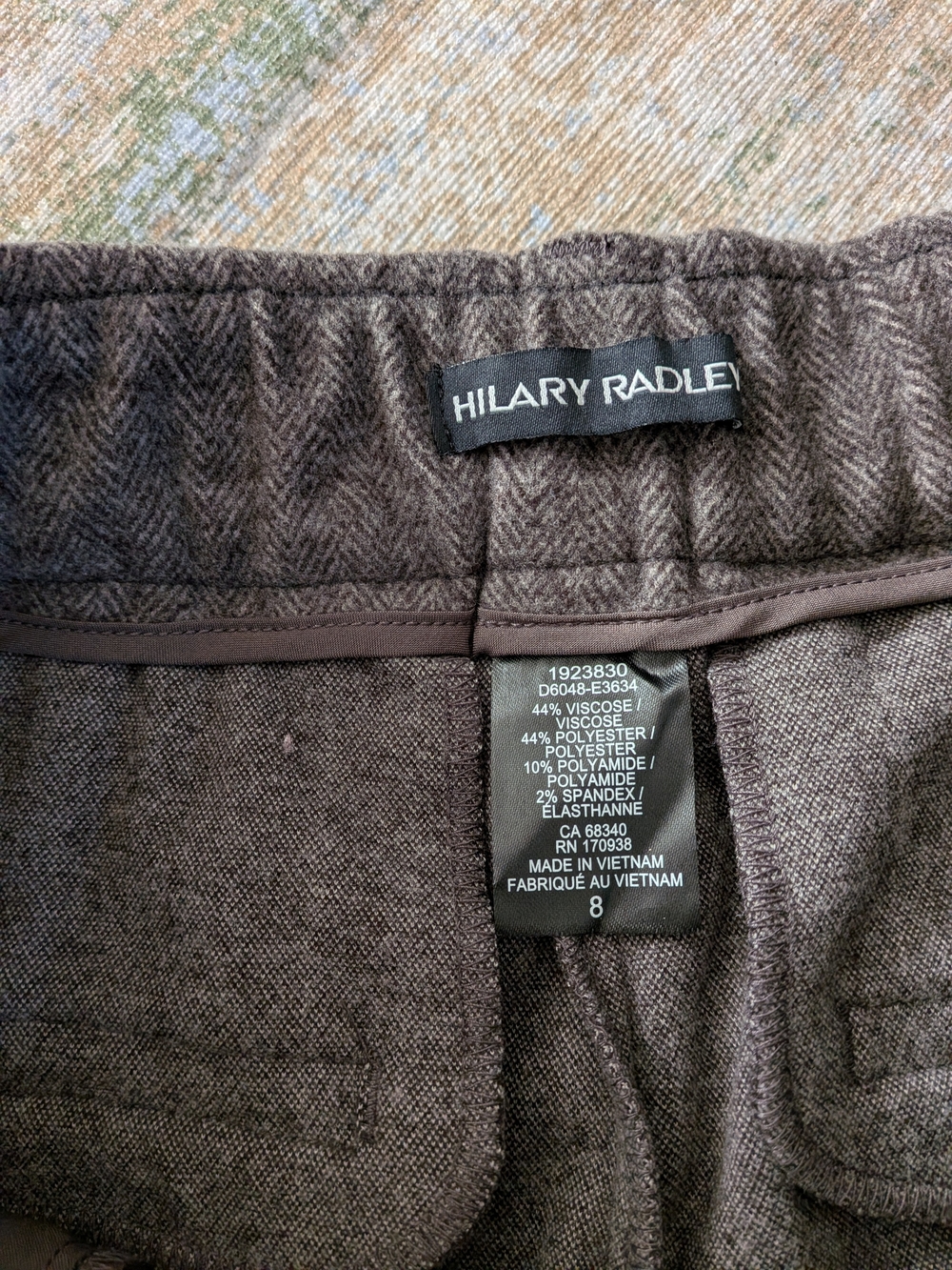 NWOT Hilary Radley Wide-Leg Knit Dress Pants - Picture 4 of 7